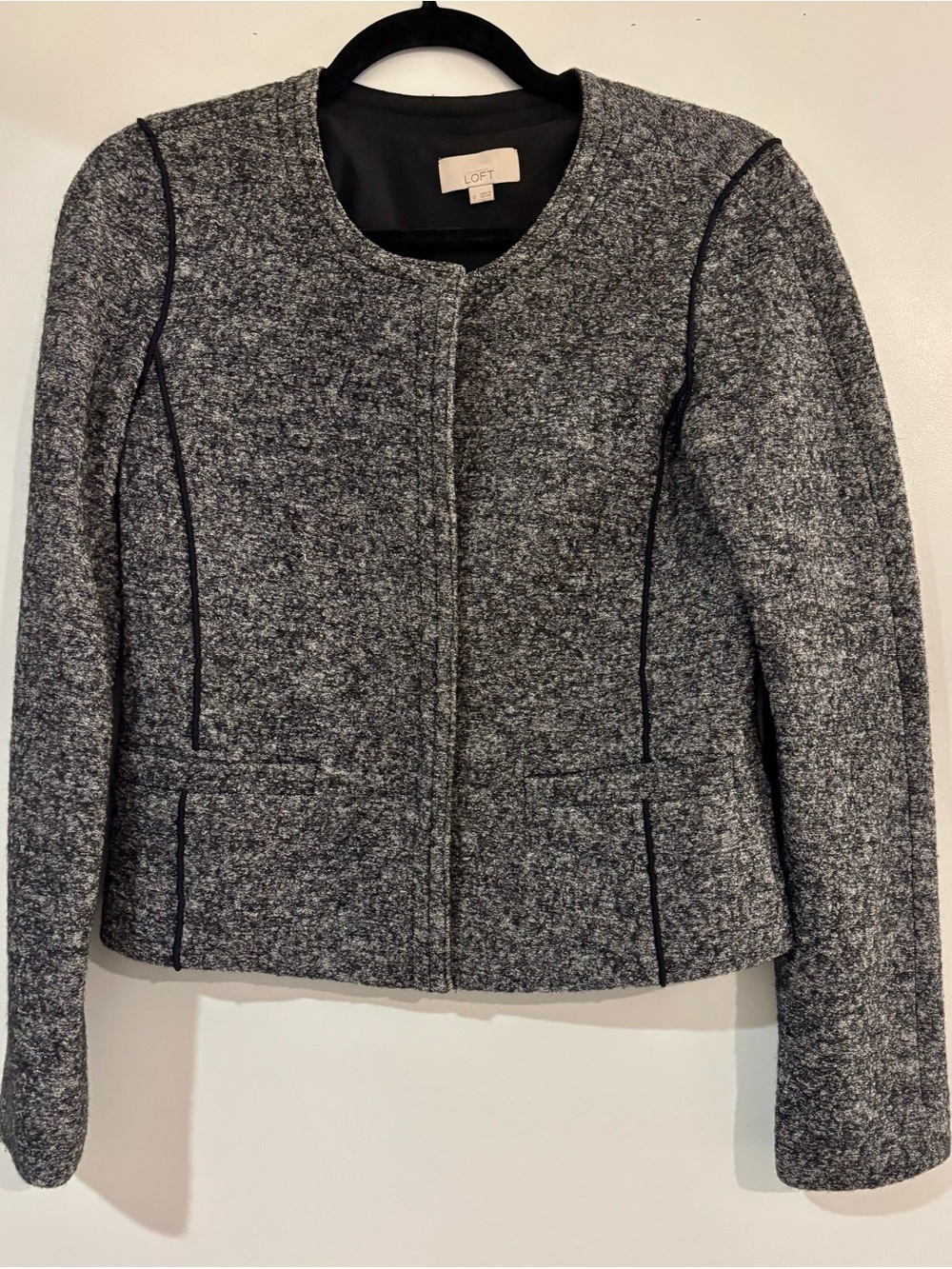 Wool Gray Blend Blazer